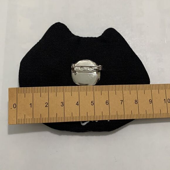 🖤Black Kitty Fabric Badge - Picture 5 of 6
